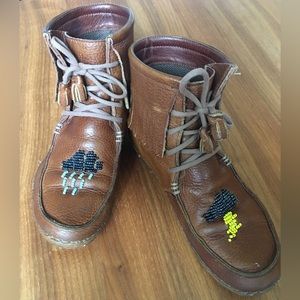 CAMPER - Rain and Lightning leather boots - women’s size 8